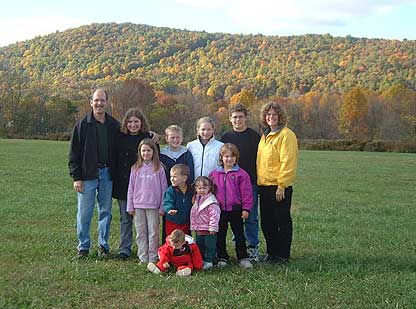 A local family enjoying the outdoors surrounding Washington Borough